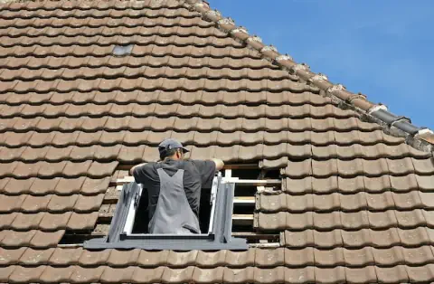 Pose de velux - Le Ribay